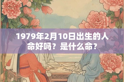 1979年2月10日出生的人命好吗？是什么命？