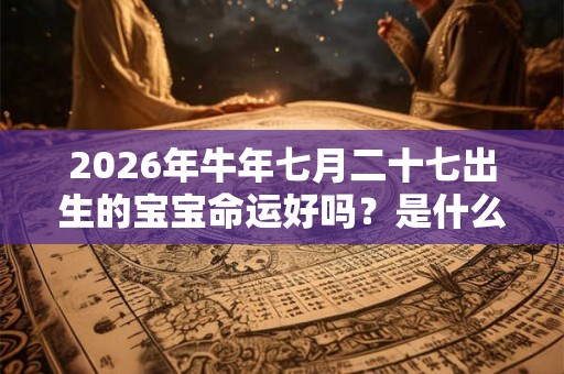 2026年牛年七月二十七出生的宝宝命运好吗?是什么星座? 2026年牛年七月二十七出生的宝宝命运好吗?是什么星座?