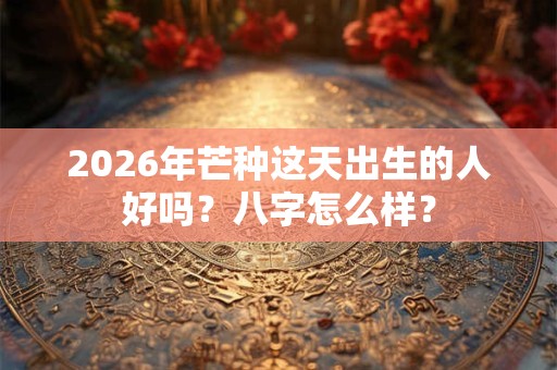 2026年芒种这天出生的人好吗?八字怎么样? 2026年芒种这天出生的人好吗?八字怎么样?
