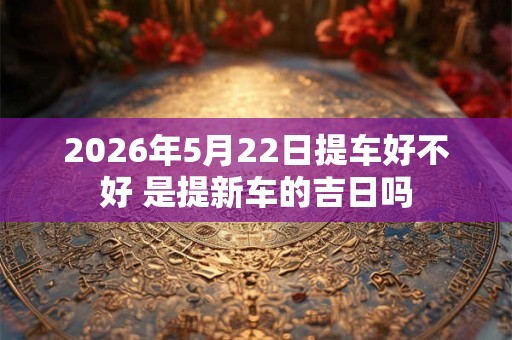 2026年5月22日提车好不好 是提新车的吉日吗