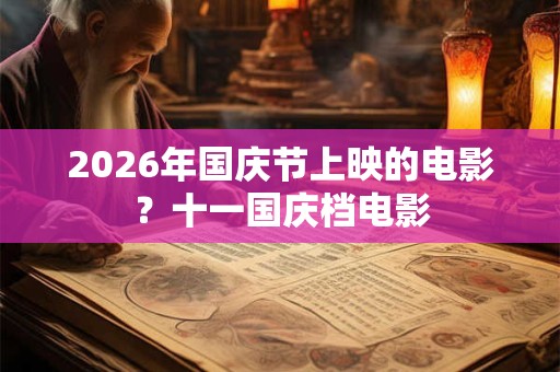 2026年国庆节上映的电影？十一国庆档电影