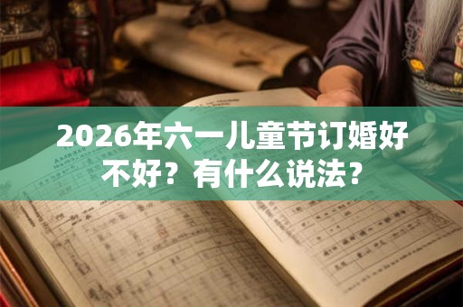 2026年六一儿童节订婚好不好?有什么说法? 2026年六一儿童节订婚好不好?有什么说法?
