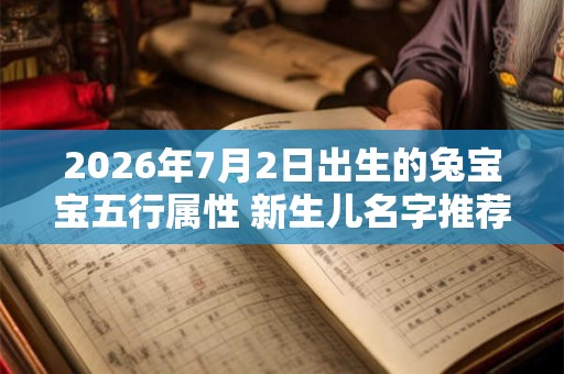 2026年7月2日出生的兔宝宝五行属性 新生儿名字推荐 2026年7月2日出生的兔宝宝五行属性 新生儿名字推荐