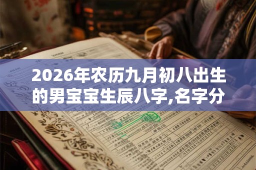 2026年农历九月初八出生的男宝宝生辰八字,名字分享