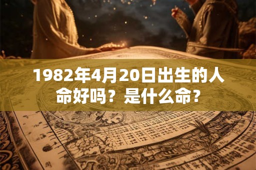 1982年4月20日出生的人命好吗?是什么命? 1982年4月20日出生的人命好吗?是什么命?