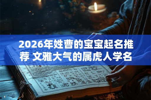 2026年姓曹的宝宝起名推荐 文雅大气的属虎人学名