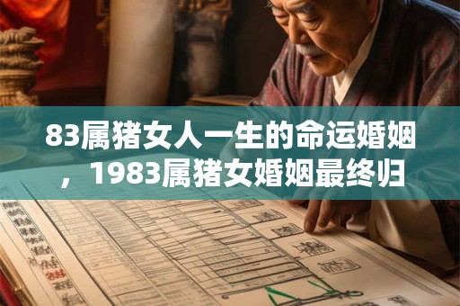 83属猪女人一生的命运婚姻，1983属猪女婚姻最终归宿