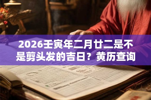 2026壬寅年二月廿二是不是剪头发的吉日？黄历查询