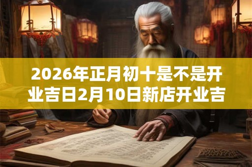 2026年正月初十是不是开业吉日2月10日新店开业吉时选择