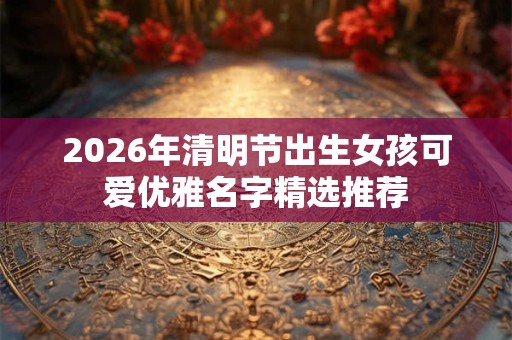 2026年清明节出生女孩可爱优雅名字精选推荐 2026年清明节出生女孩可爱优雅名字精选推荐