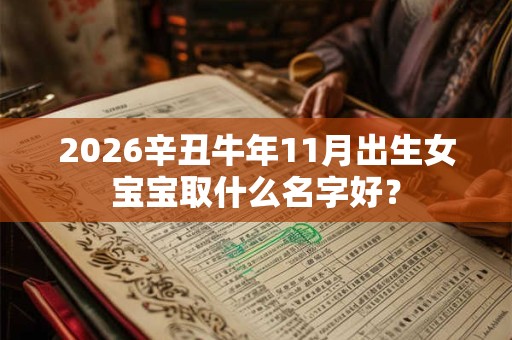 2026辛丑牛年11月出生女宝宝取什么名字好？