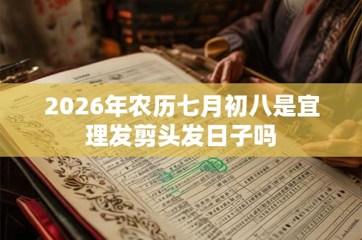 2026年农历七月初八是宜理发剪头发日子吗