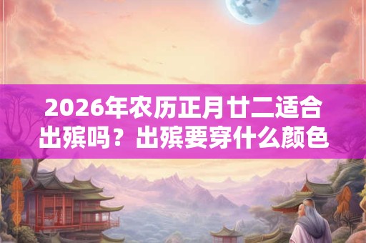 2026年农历正月廿二适合出殡吗？出殡要穿什么颜色衣服？