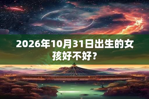 2026年10月31日出生的女孩好不好？