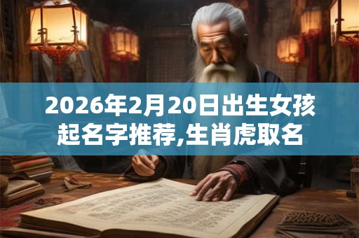 2026年2月20日出生女孩起名字推荐,生肖虎取名 2026年2月20日出生女孩起名字推荐,生肖虎取名