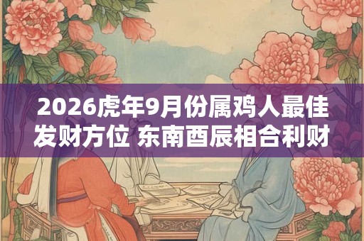 2026虎年9月份属鸡人最佳发财方位 东南酉辰相合利财运