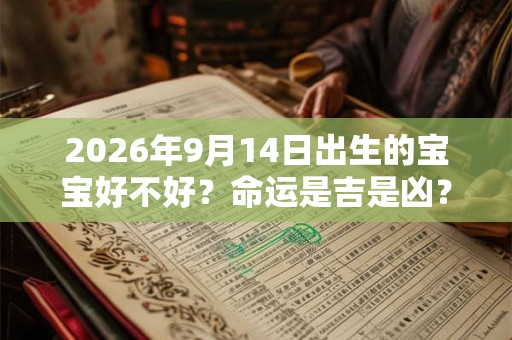 2026年9月14日出生的宝宝好不好？命运是吉是凶？