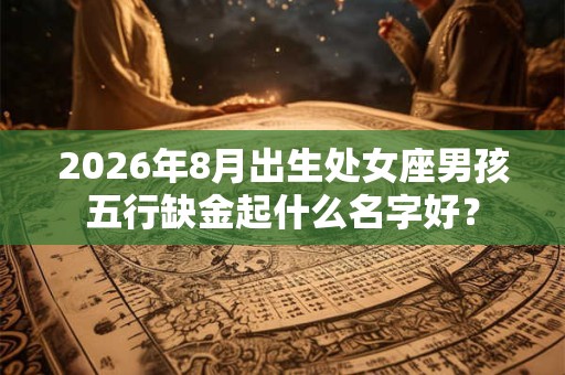 2026年8月出生处女座男孩五行缺金起什么名字好？