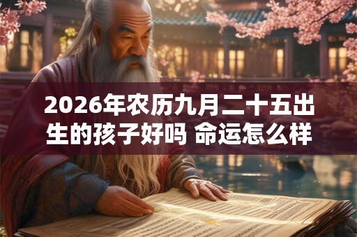 2026年农历九月二十五出生的孩子好吗 命运怎么样 2026年农历九月二十五出生的孩子好吗 命运怎么样