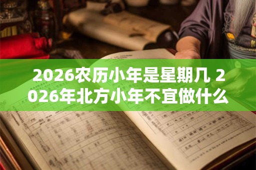 2026农历小年是星期几 2026年北方小年不宜做什么 2026农历小年是星期几 2026年北方小年不宜做什么