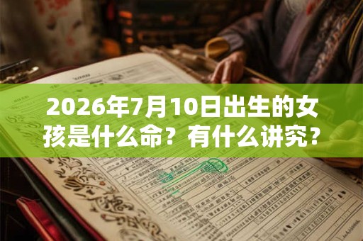 2026年7月10日出生的女孩是什么命?有什么讲究? 2026年7月10日出生的女孩是什么命?有什么讲究?