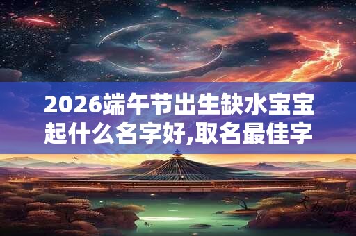 2026端午节出生缺水宝宝起什么名字好,取名最佳字
