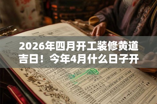 2026年四月开工装修黄道吉日!今年4月什么日子开工吉利 2026年四月开工装修黄道吉日!今年4月什么日子开工吉利