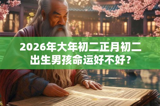 2026年大年初二正月初二出生男孩命运好不好? 2026年大年初二正月初二出生男孩命运好不好?