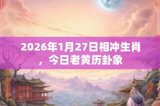 2026年1月27日相冲生肖,今日老黄历卦象 2026年1月27日相冲生肖,今日老黄历卦象