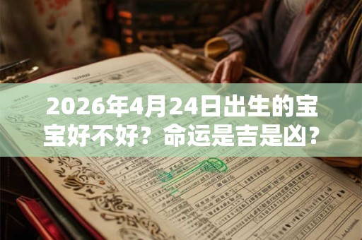 2026年4月24日出生的宝宝好不好？命运是吉是凶？
