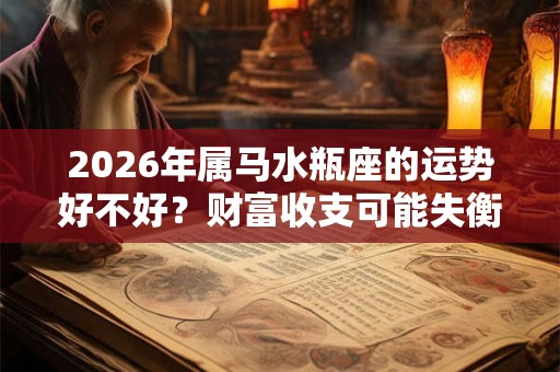 2026年属马水瓶座的运势好不好？财富收支可能失衡