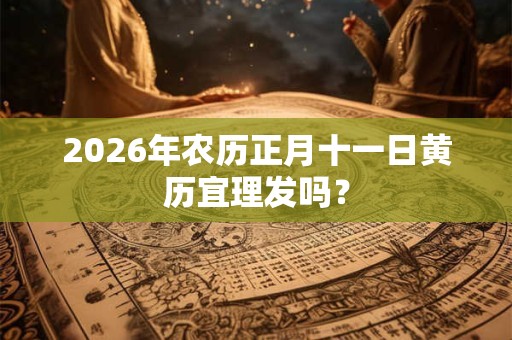 2026年农历正月十一日黄历宜理发吗? 2026年农历正月十一日黄历宜理发吗?