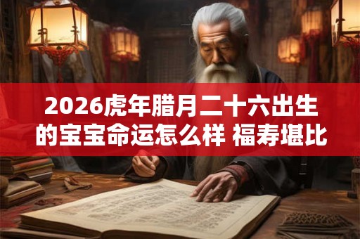 2026虎年腊月二十六出生的宝宝命运怎么样 福寿堪比南山 2026虎年腊月二十六出生的宝宝命运怎么样 福寿堪比南山