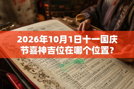 2026年10月1日十一国庆节喜神吉位在哪个位置? 2026年10月1日十一国庆节喜神吉位在哪个位置?