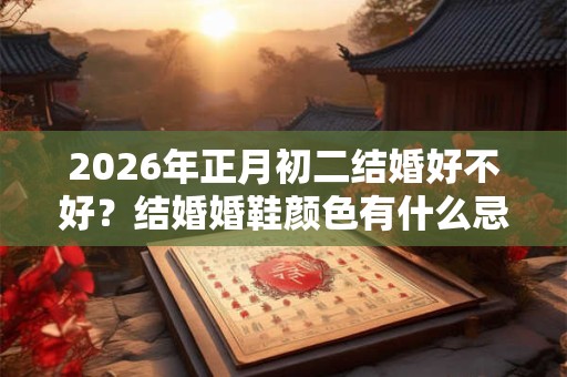 2026年正月初二结婚好不好？结婚婚鞋颜色有什么忌讳？