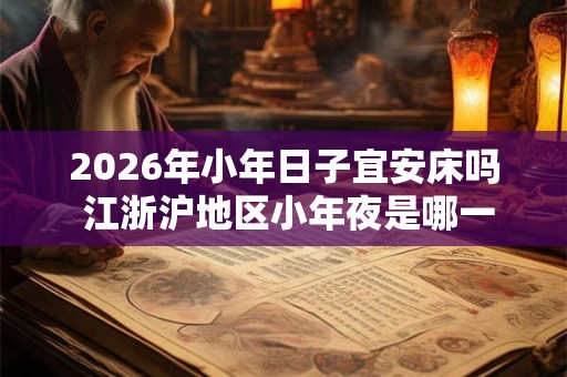 2026年小年日子宜安床吗 江浙沪地区小年夜是哪一天 2026年小年日子宜安床吗 江浙沪地区小年夜是哪一天