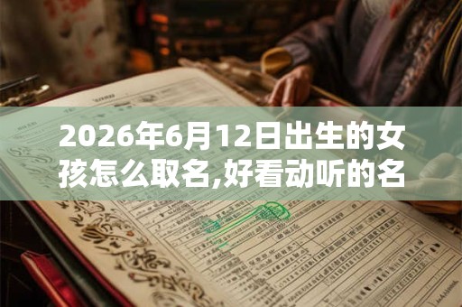 2026年6月12日出生的女孩怎么取名,好看动听的名字推荐