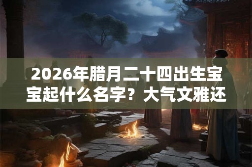 2026年腊月二十四出生宝宝起什么名字？大气文雅还好听的