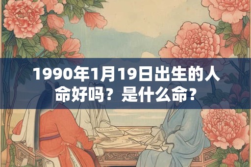 1990年1月19日出生的人命好吗？是什么命？