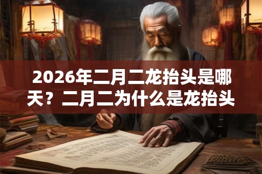 2026年二月二龙抬头是哪天?二月二为什么是龙抬头? 2026年二月二龙抬头是哪天?二月二为什么是龙抬头?