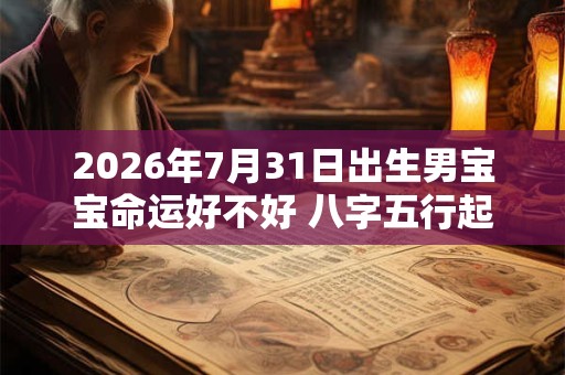 2026年7月31日出生男宝宝命运好不好 八字五行起名最全款
