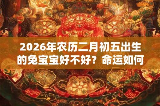 2026年农历二月初五出生的兔宝宝好不好？命运如何？