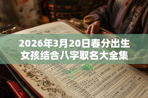 2026年3月20日春分出生女孩结合八字取名大全集