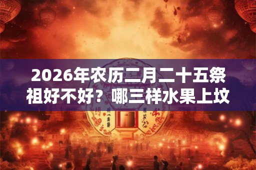 2026年农历二月二十五祭祖好不好?哪三样水果上坟最好? 2026年农历二月二十五祭祖好不好?哪三样水果上坟最好?