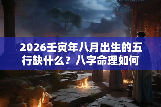 2026壬寅年八月出生的五行缺什么?八字命理如何 2026壬寅年八月出生的五行缺什么?八字命理如何