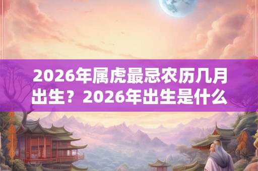 2026年属虎最忌农历几月出生？2026年出生是什么命？