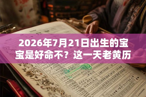 2026年7月21日出生的宝宝是好命不?这一天老黄历如何 2026年7月21日出生的宝宝是好命不?这一天老黄历如何