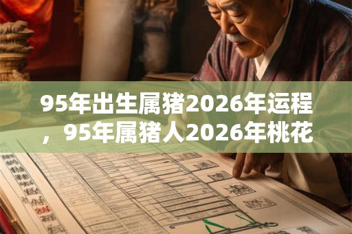 95年出生属猪2026年运程，95年属猪人2026年桃花方位