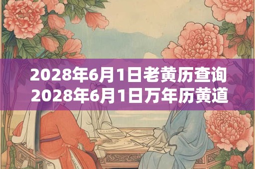 2028年6月1日老黄历查询 2028年6月1日万年历黄道吉日 2028年6月1日老黄历查询 2028年6月1日万年历黄道吉日