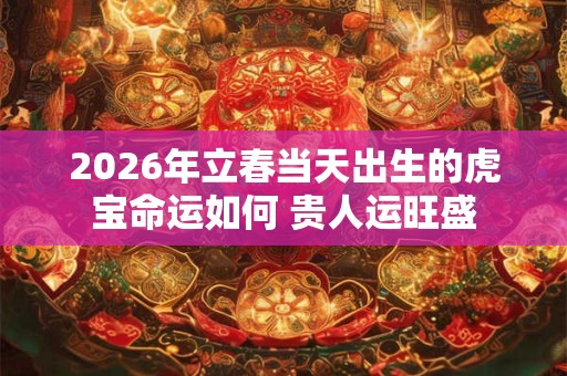 2026年立春当天出生的虎宝命运如何 贵人运旺盛 2026年立春当天出生的虎宝命运如何 贵人运旺盛